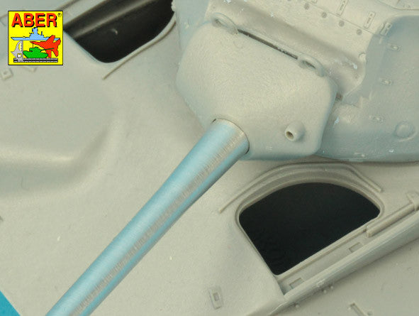 Aber 35L286 1:35 90mm M-36 tank barrel T-shaped Muzzle Brake without mantlet cover for U.S. M47 and M48A3 Patton