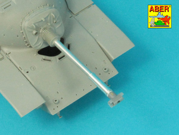 Aber 35L286 1:35 90mm M-36 tank barrel T-shaped Muzzle Brake without mantlet cover for U.S. M47 and M48A3 Patton