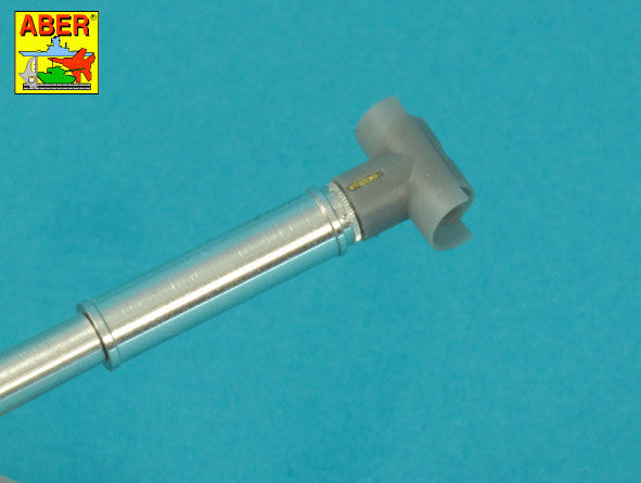 Aber 35L286 1:35 90mm M-36 tank barrel T-shaped Muzzle Brake without mantlet cover for U.S. M47 and M48A3 Patton