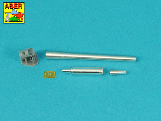 Aber 35L286 1:35 90mm M-36 tank barrel T-shaped Muzzle Brake without mantlet cover for U.S. M47 and M48A3 Patton
