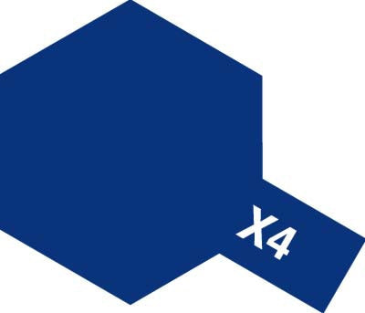 Tamiya X-4 Blue Gloss 10ml Acrylic Paint