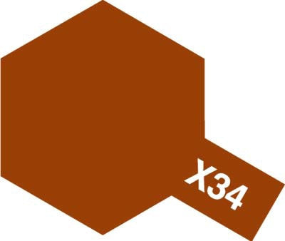 Tamiya X-34 Metallic Brown 10ml Acrylic Paint