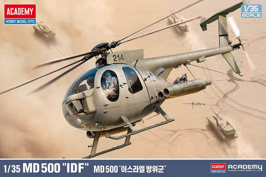 Academy 12136 1:35 Israeli MD 500 Defender Light Attack Helicopter