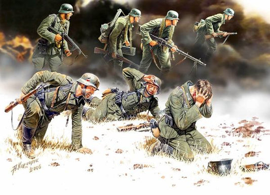 Master Box 3518 1:35 German Panzergrenadiers (7 Figs)