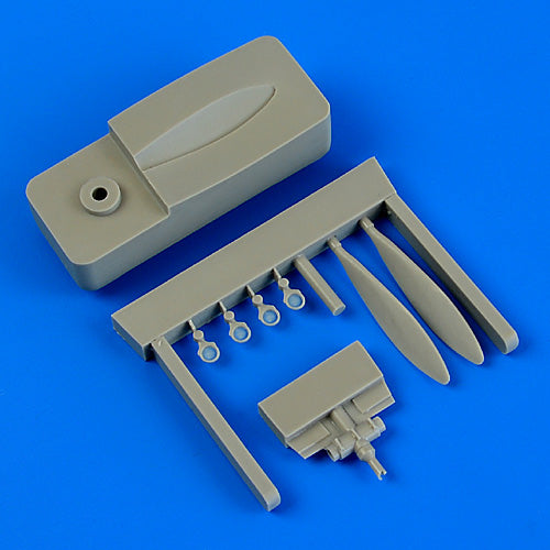 Quickboost (by Aires) 72499 1:72 Polikarpov I-153 propeller 'B' w/tool