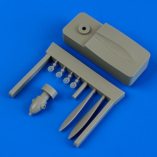 Quickboost (by Aires) 72498 1:72 Polikarpov I-153 propeller 'A' w/tool