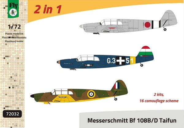 FLY 72032 1:72 Messerschmitt Bf-108B/D Taifun DOUBLE KIT