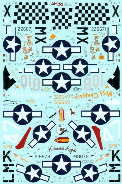 AMDG Decals A48005 1:48 P-47D Thunderbolt