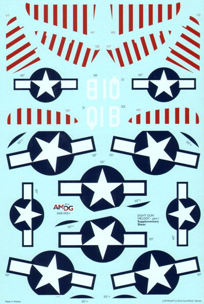 AMDG Decals A48005 1:48 P-47D Thunderbolt