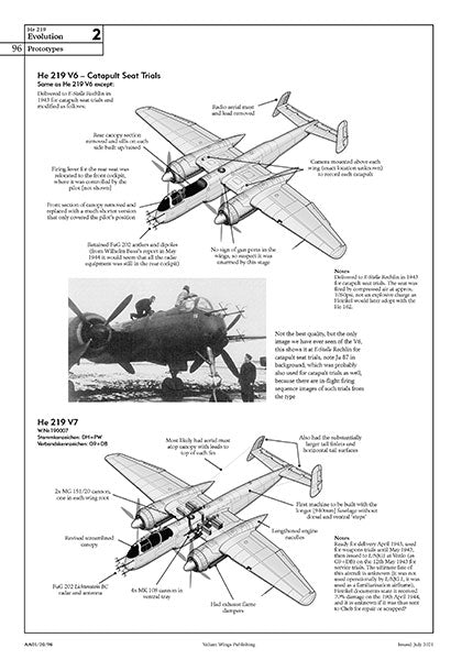 Valiant Wings Publishing AA-01 Second Edition! The Heinkel He-219 'Uhu'. A Detailed Guide to the Luftwaffe's Ultimate Nightfighter by Richard A. Franks