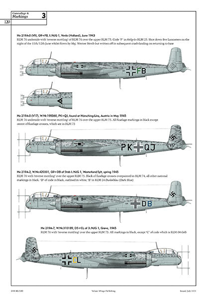 Valiant Wings Publishing AA-01 Second Edition! The Heinkel He-219 'Uhu'. A Detailed Guide to the Luftwaffe's Ultimate Nightfighter by Richard A. Franks