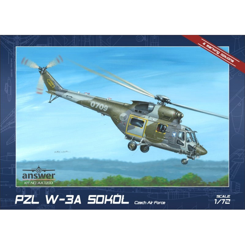 Answer AA72001 1:72 PZL W-3A Sokol Czech Air Force
