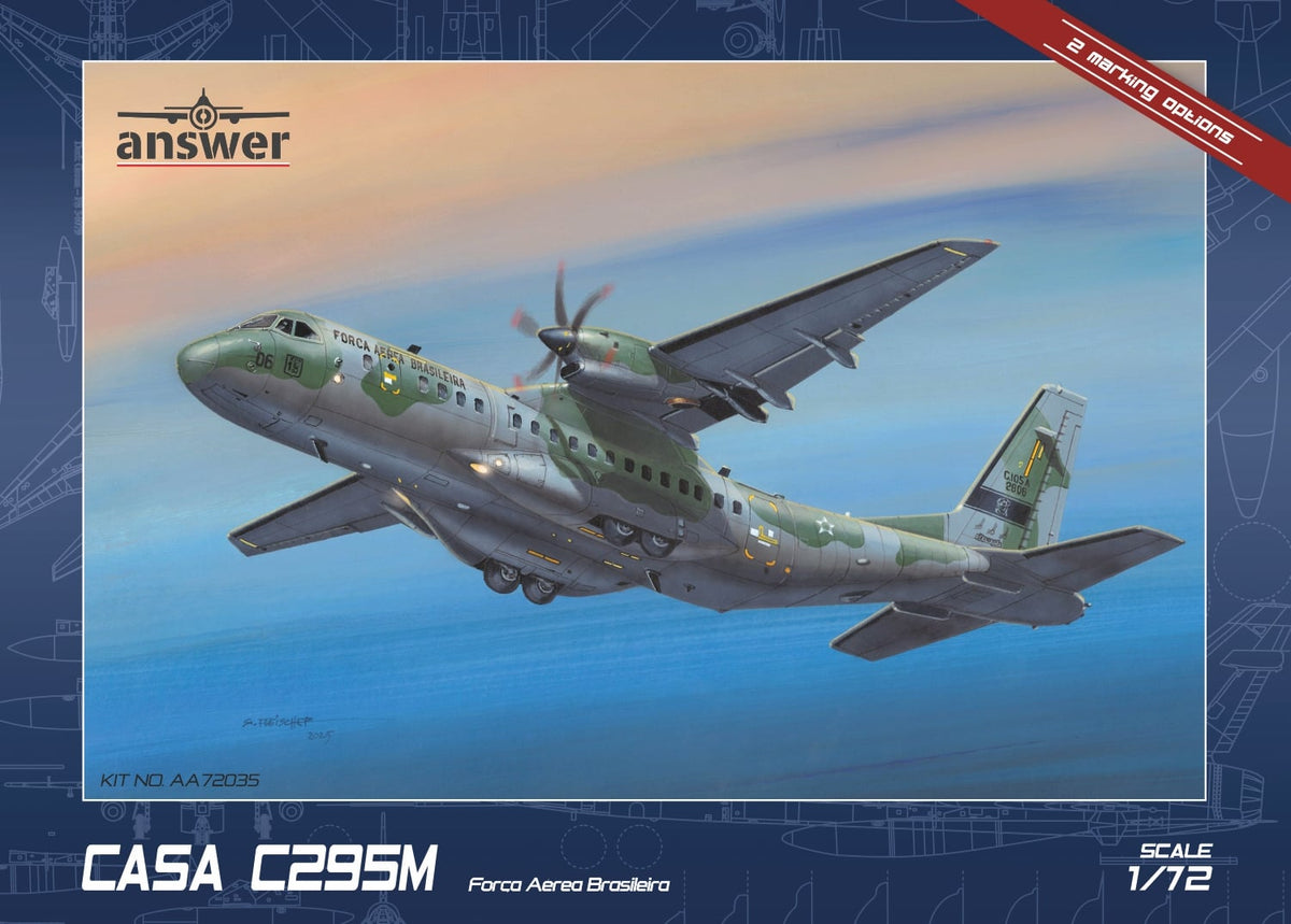 Answer 72035 1:72 CASA C105A Amazonas Forca Aerea Brasileira 2 schemes