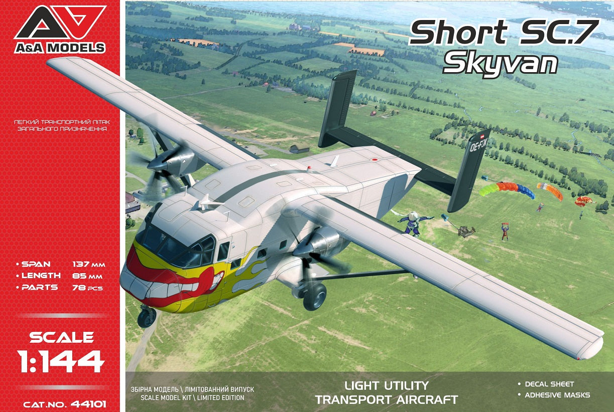 A & A Models 44101 1:144 Short SC.7 Skyvan