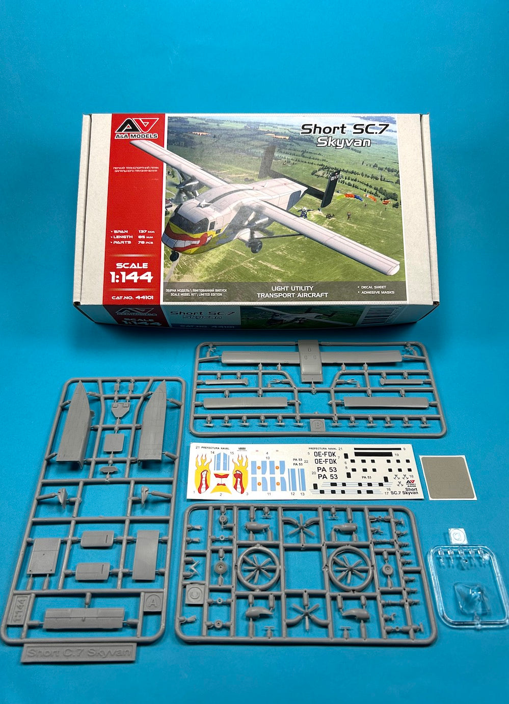 A & A Models 44101 1:144 Short SC.7 Skyvan