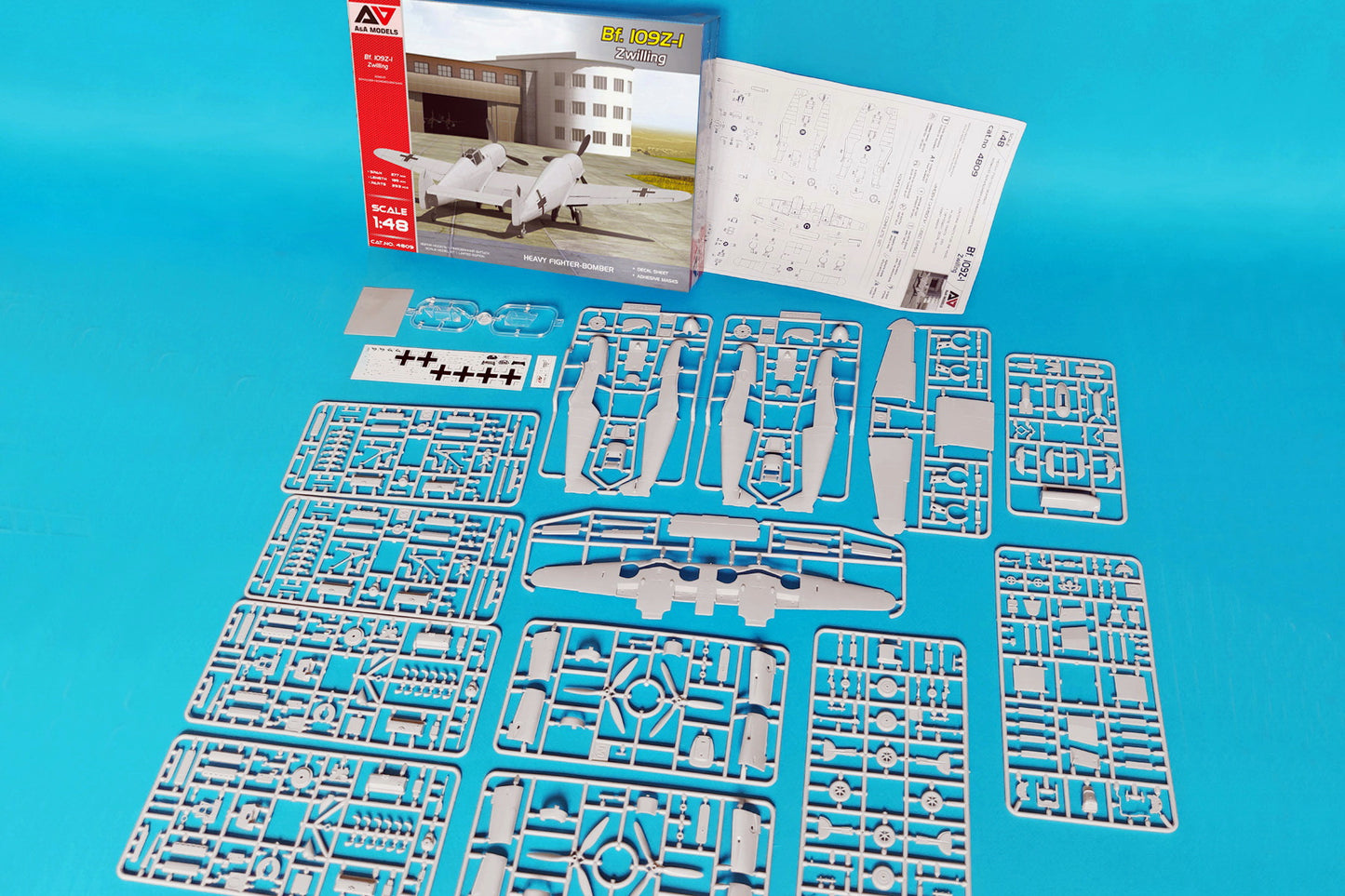 A & A Models 4809 1:48 Messerschmitt Bf-109Z-1 'Zwilling'