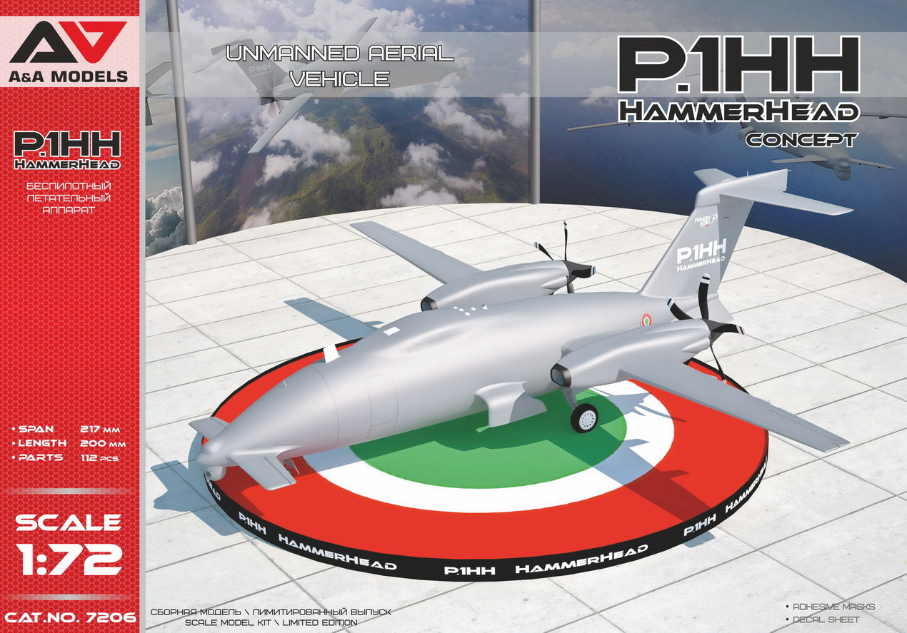 A & A Models 7206 1:72 P1.HH Hammerhead (Concept) UAV