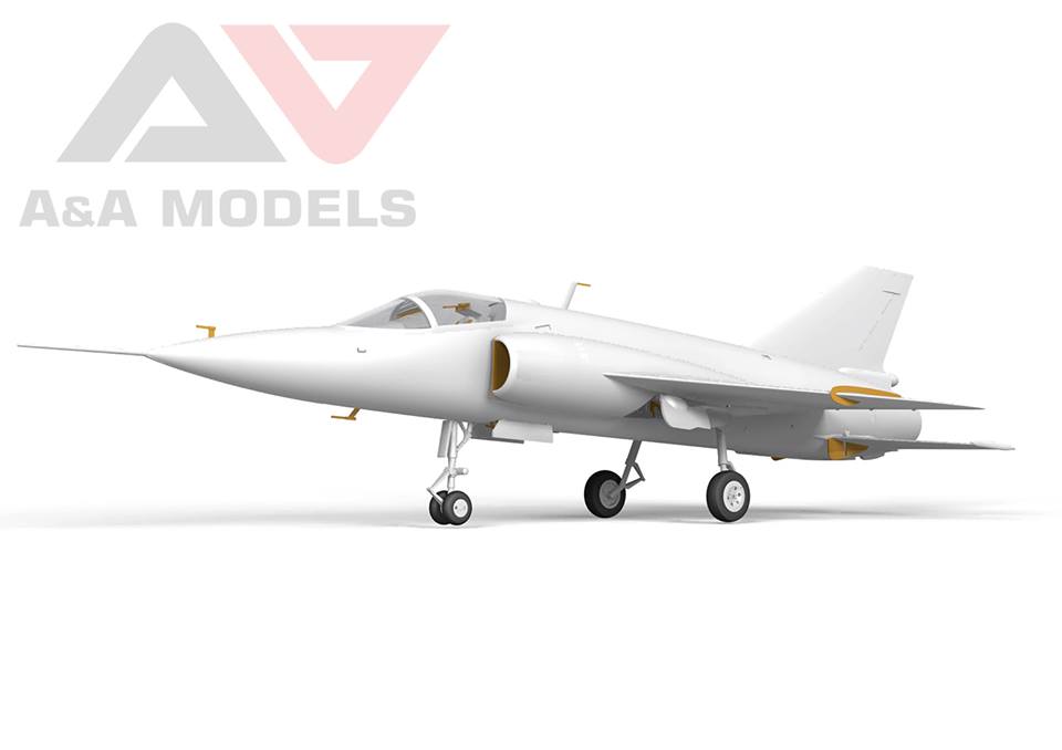 A & A Models 7207 1:72 Helwan HA-300 Supersonic Interceptor