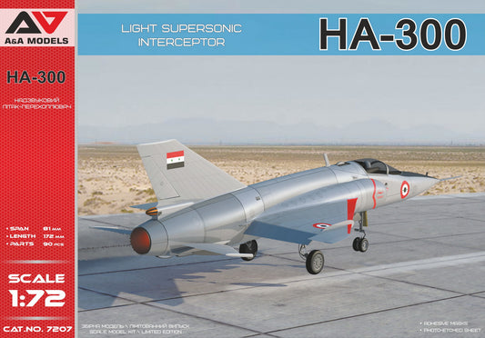 A & A Models 7207 1:72 Helwan HA-300 Supersonic Interceptor