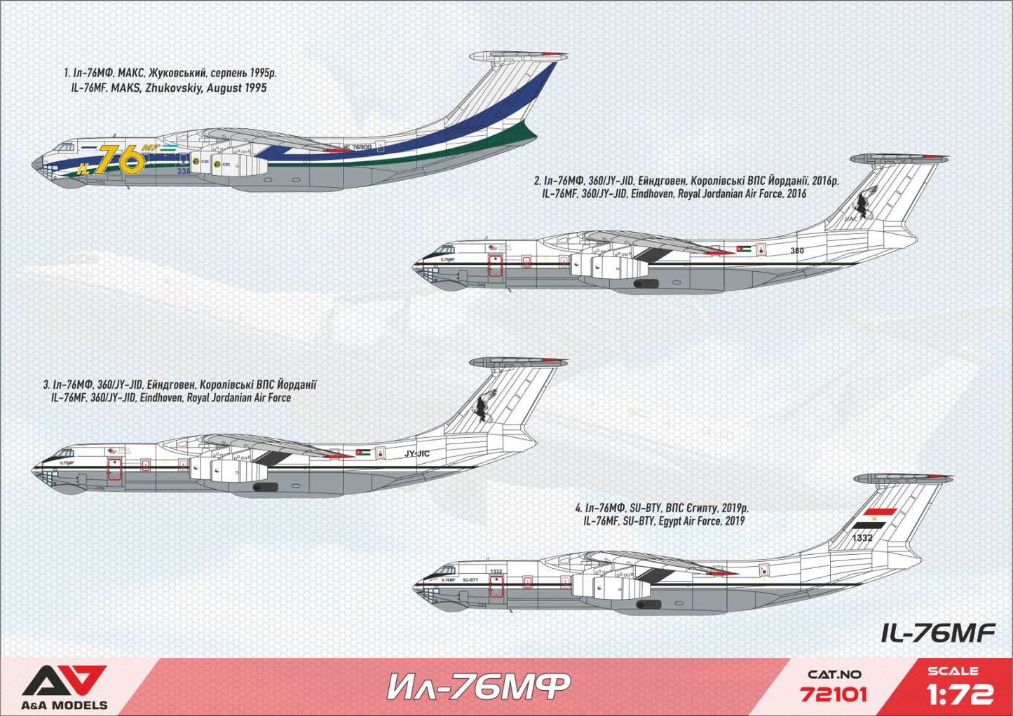 A & A Models 72101 1:72 Ilyushin Il-76MF