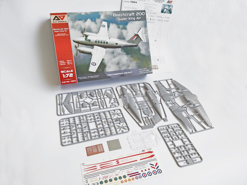 A & A Models 7224 1:72 Beechcraft 200 Super King Air