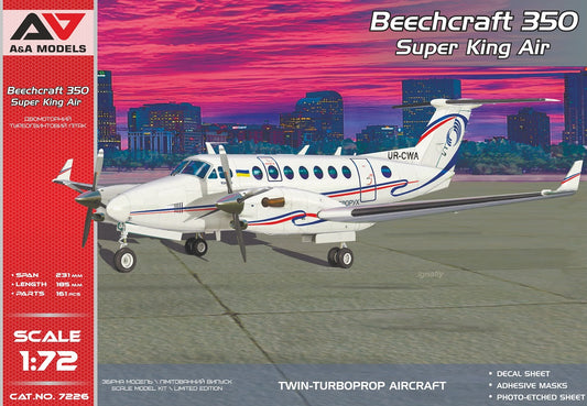 A & A Models 7226 1:72 Beechcraft 350 'Super King Air'