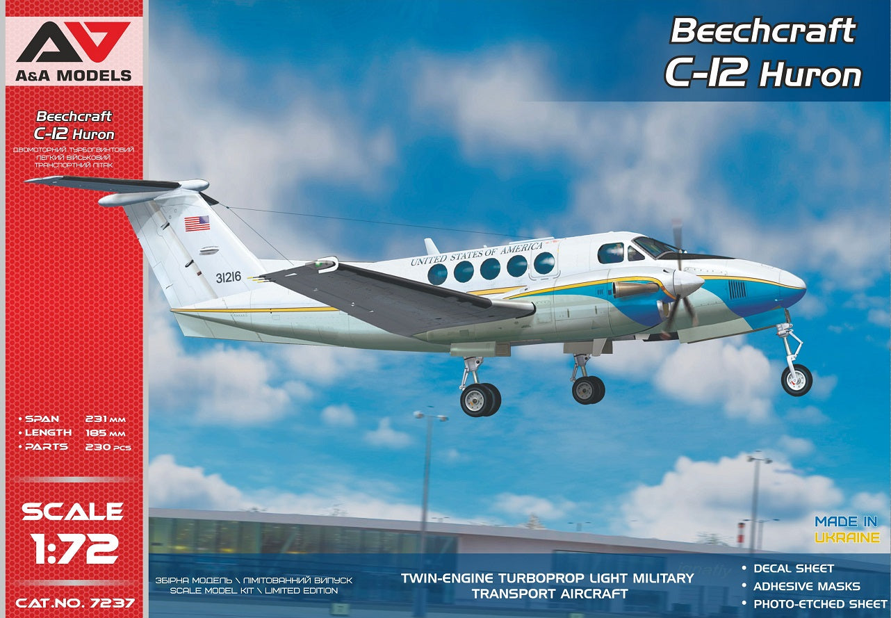 A & A Models 7237 1:72 Beechcraft C-12 Huron