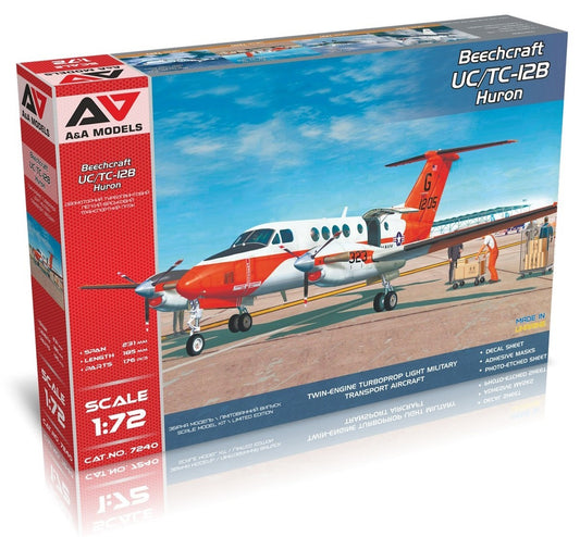 A & A Models 7240 1:72 Beechcraft UC-12B/TC-12B Huron US Navy and US Marines