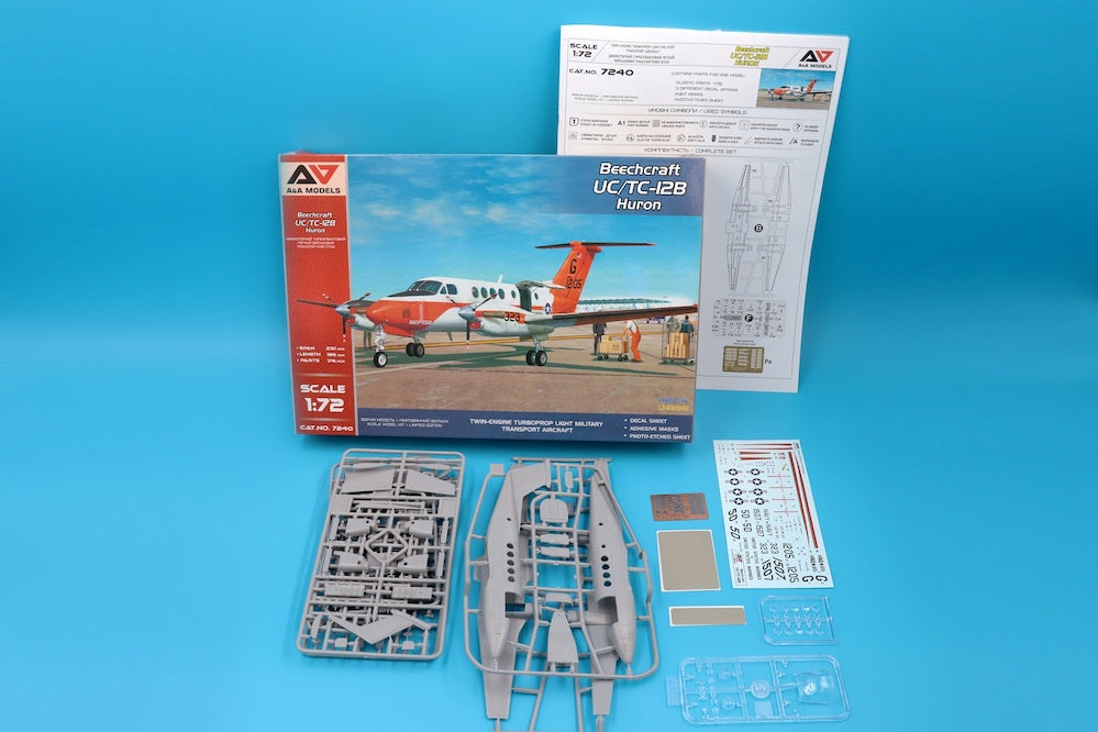 A & A Models 7240 1:72 Beechcraft UC-12B/TC-12B Huron US Navy and US Marines