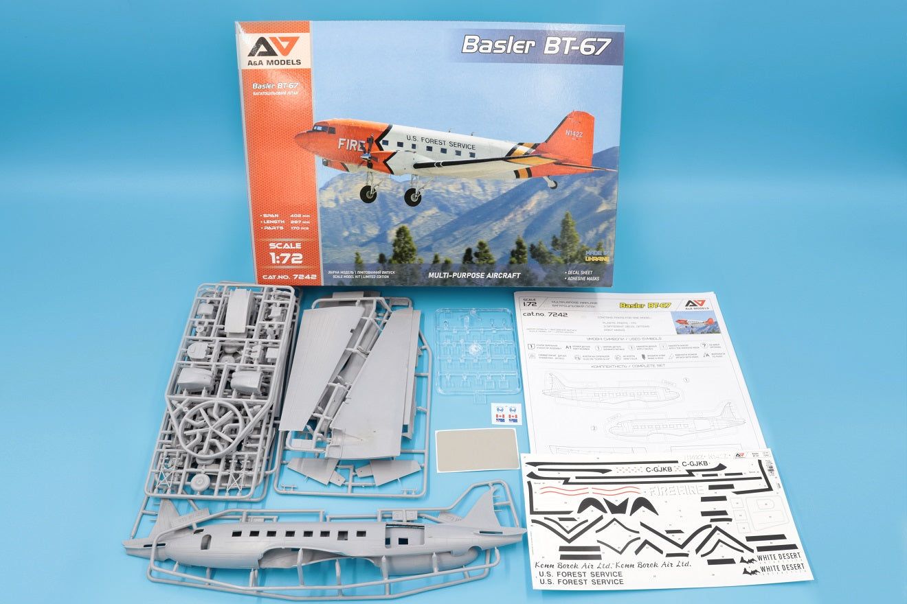 A & A Models 7242 1:72 BT-67 (DC-3) turbo-prop utility aircraft