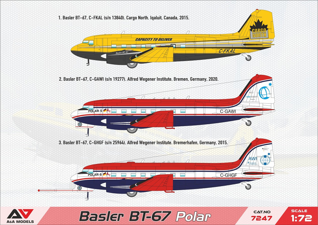 A & A Models 7247 1:72 BT-67 'Polar' (with snow skis)