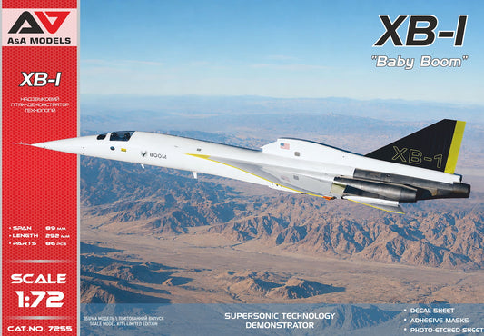 A & A Models 7255 1:72 XB-1 'Baby Boom' supersonic demonstrator
