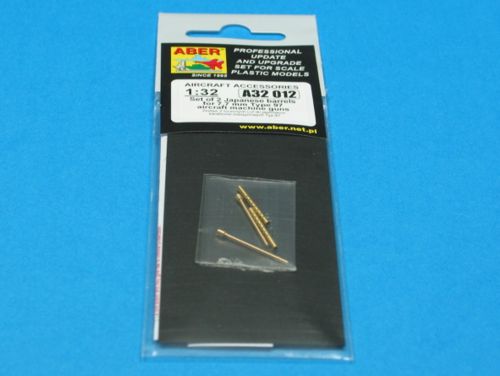 Aber A32012 1:32 Set of 2 Japanese Barrels for 7,7 mm Type 97 Aircraft Machine Guns