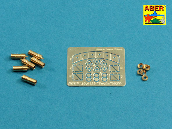 Aber 35A128 1:35 Smoke Discharge System for Soviet BMP-1 902V 'Tucha' with Rack