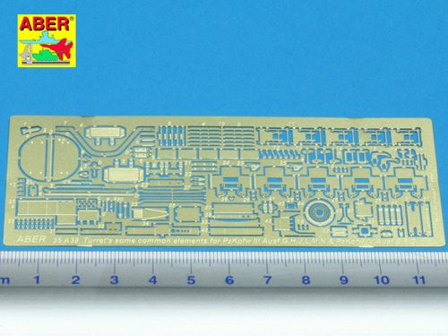 Aber 35A038 1:35 Turret Element for Pz.Kpfw.III Ausf.G/N, Pz.Kpfw.IV Ausf.E/G