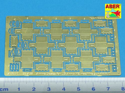 Aber 35A058 1:35 Ammunition Boxes for U.S. Army M2 Machine Guns WWII