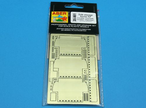 Aber 35A061 1:35 Side Storage Boxes for Tanks Cavalier, Cromwell Mk.IV, Centaur Mk.IV, Charioteer etc
