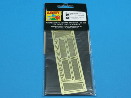 Aber 35A067 1:35 Upper Mesh Screens for Pz.Kpfw.IV Ausf.J