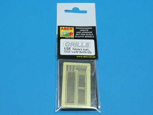 Aber 35G09 1:35 Grilles for Pz.Kpfw.II 'Luchs' German Sd.Kfz.123