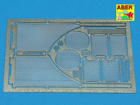 Aber 35G12 1:35 Grilles for Pz.Kpfw.VI King Tiger Sd.Kfz.182 (Porsche Turret)