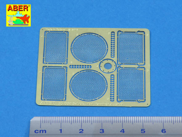 Aber 35G30 1:35 Grilles for Pz.Kpfw.V Ausf.D 'Panther' (Sd.Kfz.181)