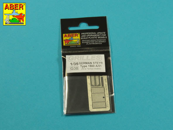 Aber 35G38 1:35 Grilles for Steyr Type 1500A/01 Command Car