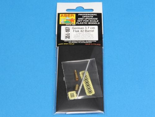 Aber 35L107 1:35 German 3,7cm Flak 42 Barrel Universal Set