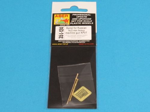 Aber 35L124 1:35 Barrel for Soviet 14,5mm Heavy Machine Gun KPVT Light AA Gun Set