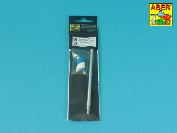Aber 35L126 1:35 Russian 122mm D-25T tank barrel for IS-3, with 3D Muzzle brake