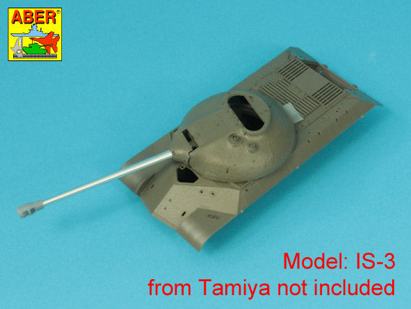 Aber 35L126 1:35 Russian 122mm D-25T tank barrel for IS-3, with 3D Muzzle brake