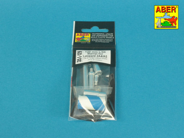 Aber ABR35L129 1:35 120mm L/44 Barrel for German Tank Leopard 2A4/A5 (Universal)