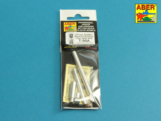 Aber 35L145 1:35 125mm 2A46M-5 Barrel for Russian Tank T-90 & T-90A