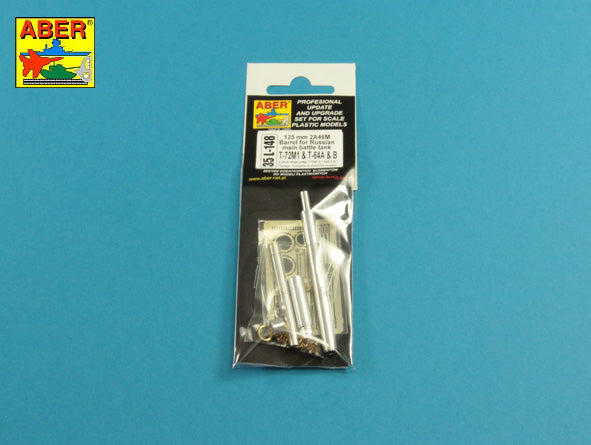 Aber 35L148 1:35 125mm 2A46M Barrel for Soviet Tank T-72M1 & T-64A/B