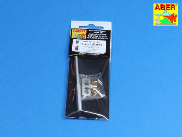 Aber 35L178 1:35 Armament for Pz.Kpfw.VI Tiger I Ausf.E (Early version)